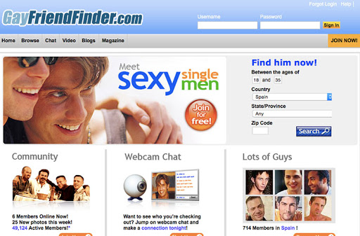 Sign Up Process gayfriendfinder