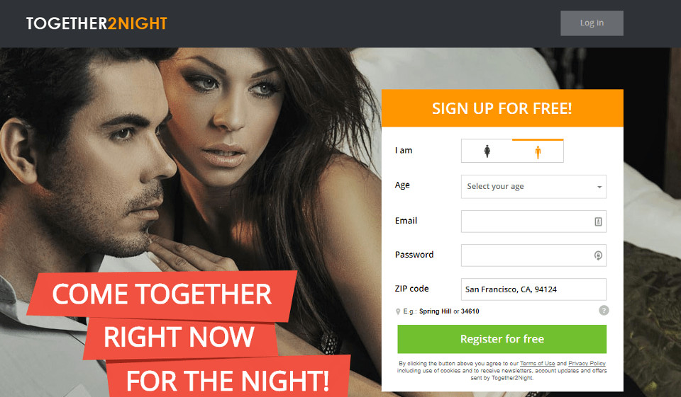 Sign Up Process togethertonight