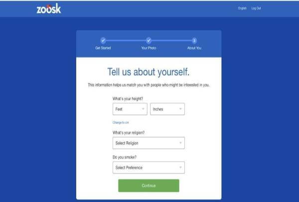 Zoosk sign up